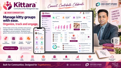 Kittara product showcase: ux/ui concept interface presentation